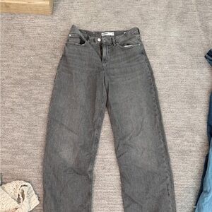 Garage Women's Charcoal Straight Leg Jeans